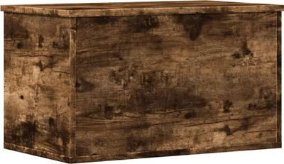 Produktbild von vidaXL Truhe Räuchereiche 60x35x35 cm Holzwerkstoff