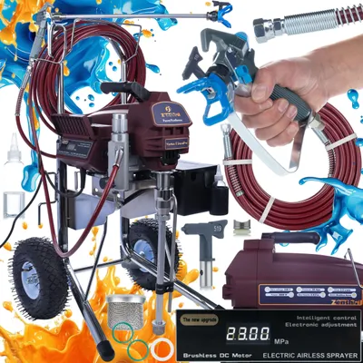 Obrázek produktu pro Zenthril Vortex E StandPro lakovací jednotka, 3000W 20Mpa 0,021", 3,5L/min, řada PowerXcellence