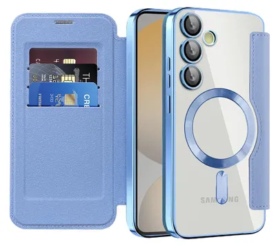 Obrázok produktu pre Techsuit - SmartMag Book puzdro na Samsung Galaxy S24 FE - svetlomodré