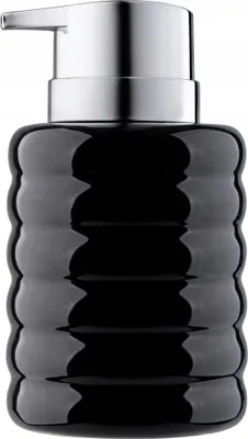 Produktbild von KADAX Seifenspender "Ranon", Flüssigseifenspender mit Pumpe, Schwarz, 490 ml