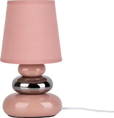 Produktbild von Näve Leuchten Tischleuchte STONEY mit E14 Tischleuchte STONEY mit E14 Tischleuchten - Keramik Tischleuchte "STONEY" blau, Tischlampe im Retro Style, aus Keramik in blau, 31 cm hoch, Ø 16 cm, E14-Fassung – Schnurschalter
