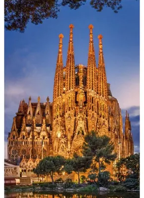 Image de Puzzle temple de sagrada familia 1000 pièces - collection monument d'espagne - educa 17097