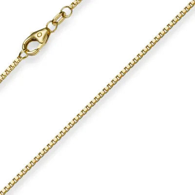 Produktbild von 1,1mm Venezianerkette Kette Collier aus 585 Gold Gelbgold 38cm Damen