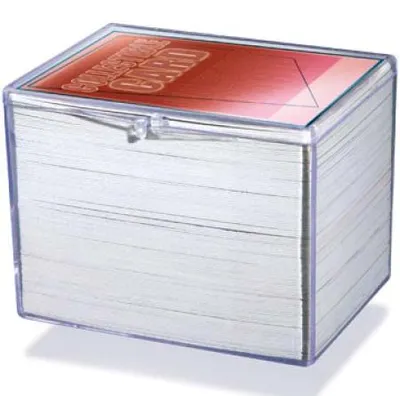 Produktbild von Ultra Pro - Hinged Clear Deckbox (for 150 cards)