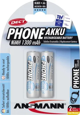 Zdjęcie produktu dla ANSMANN Mignon - Bateria typu AA - NiCd - (wielokrotnego ładowania) - 1300 mAh