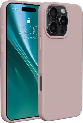 Immagine prodotto di Custodia in silicone Etteri per iPhone 15 Pro 6,1 - Custodie per cellulare rosa chiaro