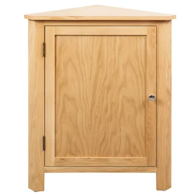 Produktbild von vidaXL Eckschrank 59x45x80 cm Massivholz Eiche