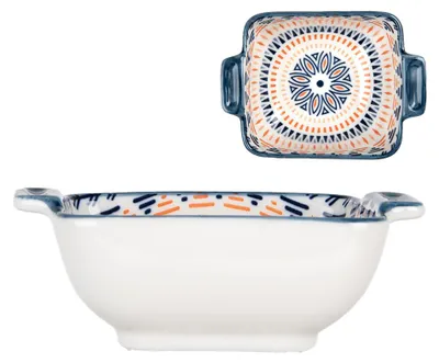 Image de Clayre & Eef Bol 75 ml Blanc Bleu Céramique