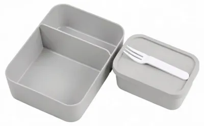 Produktbild von Mepal Bento-Einsatz für Lunchbox Take a Break Large | Cool grey | praktischer Facheinsatz für getrennte Aufbewahrung | BPA-frei | spülmaschinenfest | ideal für Snacks & Meal Prep