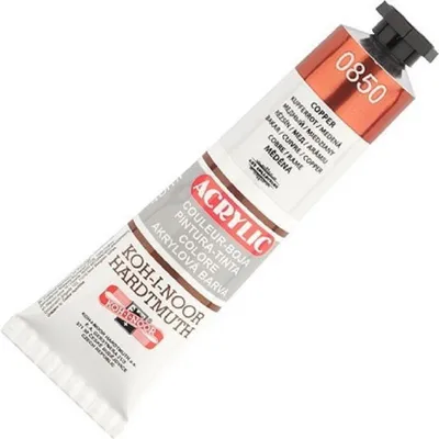 Obrázok produktu pre Koh-i-noor 162707/0850 - akrylová farba 40 ml, meď