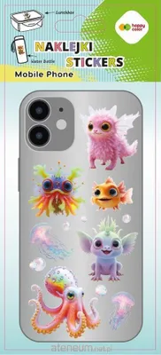 Produktbild von Handy-Aufkleber „Aqua Cuties Happy Color“