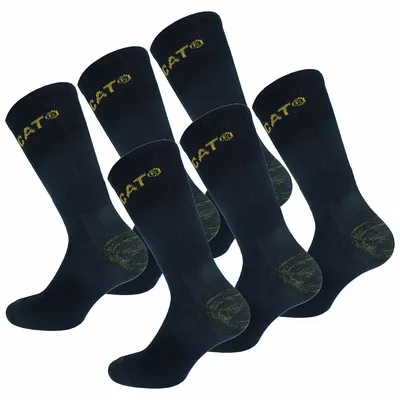 Immagine prodotto di Caterpillar 6 paia di calze premium / calze da lavoro con doppio rinforzo sul tallone della punta Blu43-46