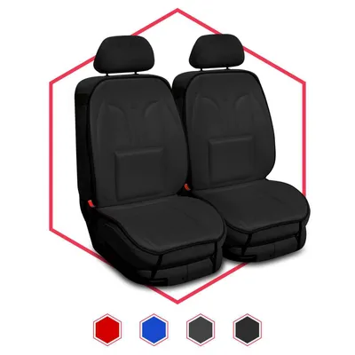 Produktbild von Autositzbezüge Universal Sitzauflage Matte Schwarz Vorne 1+1 für Mercedes 200