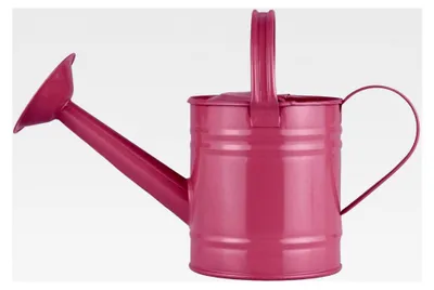 Produktbild von Gießkanne Wasserkanne mit Ausgießer 0,8 Liter Metall PINK