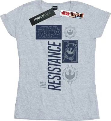 Produktbild von Star Wars - "The Last Jedi The Resistance" T-Shirt für Damen BI42605 (XXL) (Grau)