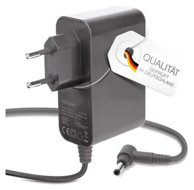 Produktbild von CELLONIC Ladegerät kompatibel mit Dyson V10,V11,V12 & V15 mit Ladekabel - Netzteil 30.45V 1100mA für kabellose Staubsauger