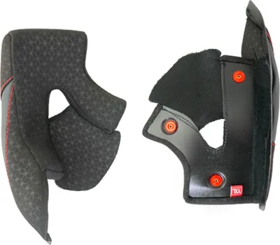 Immagine prodotto di Coppia Guanciali Nero Grigio Casco CGM 265 LUCKY Taglia JXL