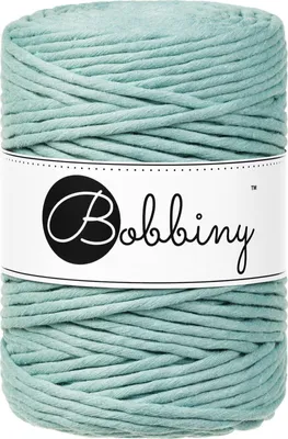 Obrázok produktu pre Bobbiny Macrame Cord 5 mm 100 m Duck Egg Blue Špagát