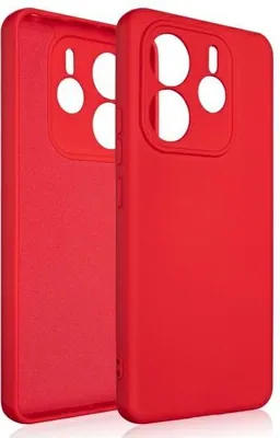 Produktbild von Beline Silikonhülle Für Xiaomi Redmi Note 14 5G Rot