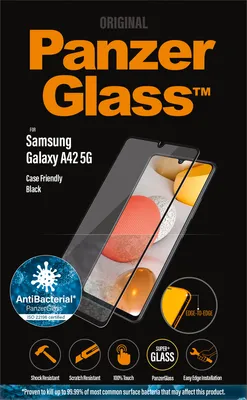 Produktbild von PanzerGlass Samsung Galaxy A42 5G CF AB Edge-to-Edge, black