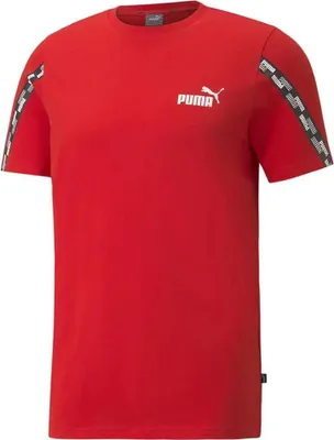 Produktbild von Puma Power Tape Kurzarm-t-shirt Rot L Herren Rot L