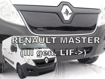 Zdjęcie produktu dla Zimowa osłona chłodnicy Renault Master 2014-2019