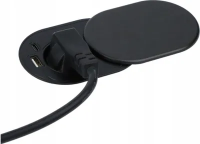 Produktbild von Design Light SLIDEBOX USB Einbau-Steckdose Schwarz