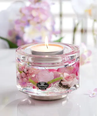 Produktbild von GILDE Dreamlight, Teelichtleuchter, Elora, "Pink Love", Glas, pink, rosa, , H. 8,5 cm, D. 11 cm 72305
