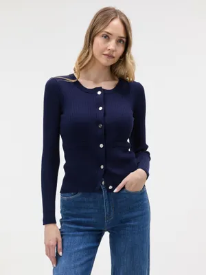 Produktbild von Orsay Dunkelblaue Damenstrickjacke XS