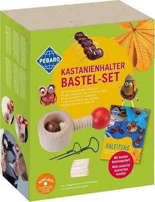 Produktbild von Pebaro | Kastanie Bausatz mit Bohrern und Anleitung