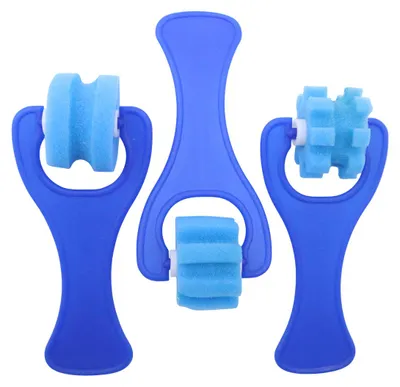 Produktbild von EDUPLAY 370001 Musterroller 2,5 cm 3er Set blau, blau (1 Set)