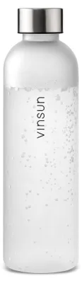 Trinkflasche 650ml Sport Wasser Flasche BPA frei Kohlensäure geeignet Vinsun