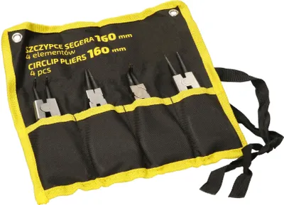 Immagine prodotto di KOTARBAU Set di pinze per anelli elastici da 4 pezzi 160 mm Set ideale per la lavorazione degli anelli elastici