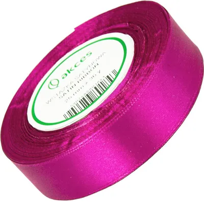 Zdjęcie produktu dla Wstążka satynowa fuksja 25mm - 32mb