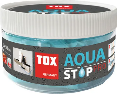 Zdjęcie produktu dla TOX 014271011 TOX AQUA STOP PRO 014271011 Dübel mit Schrauben Ø 6 mm x 38 mm, 40 St.