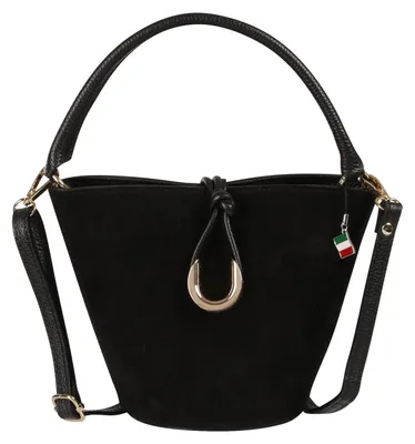 Produktbild von Florence Damen Tasche Handtasche Leder schwarz Maße 14x23x18cm OTF847S1