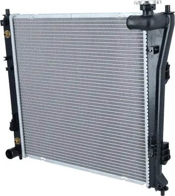Produktbild von Kühler Motorkühlung Kühlrippen gelötet 485 - 485 mm Alu NRF für u.a. HYUNDAI i40