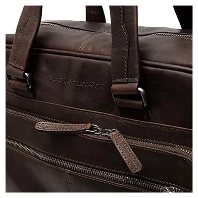 Produktbild von Aktentasche aus Leder mit Laptopfach 40 cm