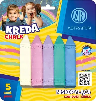 Immagine prodotto di Gesso quadrato JUMBO 5 colori Astra