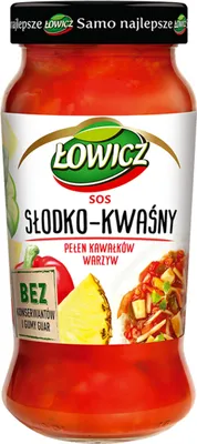 Produktbild von Sos słodko-kwaśny Łowicz 500 g