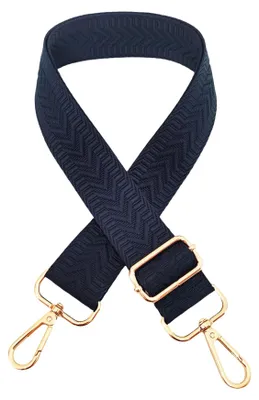 Produktbild von Taschengurt - Verstellbar 72-130 cm - Ersatz-Schulterriemen für Handtaschen und Crossbody-Taschen - Dunkelblau