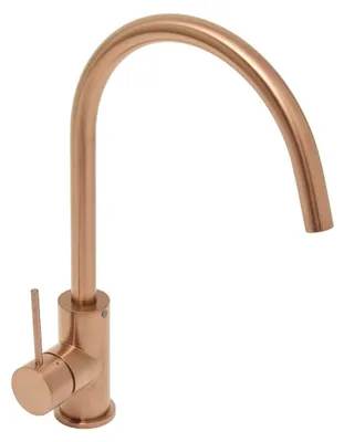 Produktbild von SAT Aurum Einhand-Waschtischbatterie schwenkbar 36,3 cm Edelstahl, Rosegold gebürstet