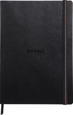 Produktbild von Rhodia Rhodia Touch Bristol book soft A4 32 Blatt blanko 205g - Schwarz 116115C