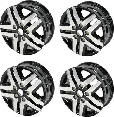 Produktbild von Original Fiat Alufelgen Satz schwarz silber 16'' Zoll Ducato 250 1382535080