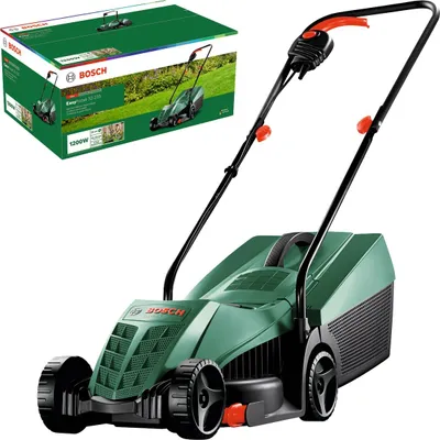 Obrázek produktu pro Bosch Camping & Outdoor, Sekačka na trávu s kolečky, 32 cm, 25 cm, 65 cm, Rotační čepele, 31 l
