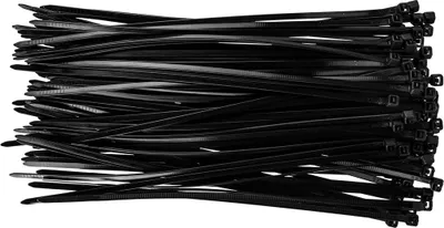 Produktbild von Kabelbinder 3,6 x 200 mm, 100 Stück, schwarz