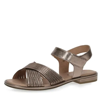 Produktbild von Caprice Sandalette - Taupe Metallic Kunstleder Größe: 39 Normal