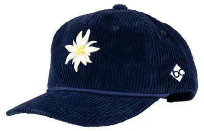 Produktbild von Bavarian Caps "Edelweiß Kord" - Kinder Cap dunkelblau