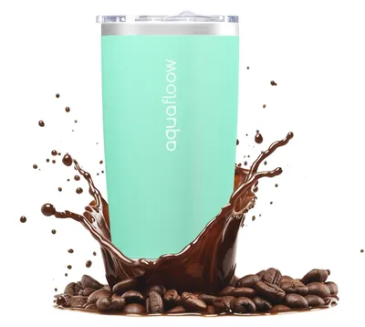 Thermobeker 500 ml doppelwandig isoliert Edelstahl Mint