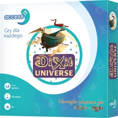 Produktbild von Dixit Universum Brettspiel Zugang+ mit klassischen und vereinfachten Karten